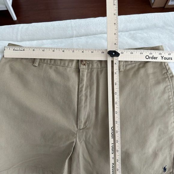 Ralph Lauren Sport Golf Shorts Womens 14 Khaki Beige Chino Vintage Preppy - Picture 7 of 7